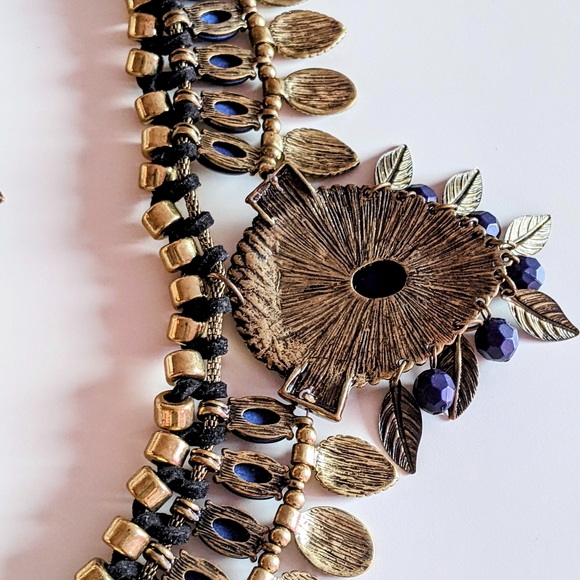 Anthropologie | Tibetan | Turkmen | Afghani Kuchi Tribal Lapis Lazuli Set - Picture 4 of 12